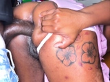 Ebony Anal sex step bro ass fuck stepsister