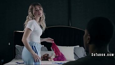 Caught Flashing Lingerie Stepdaughter Gets Put In Place
